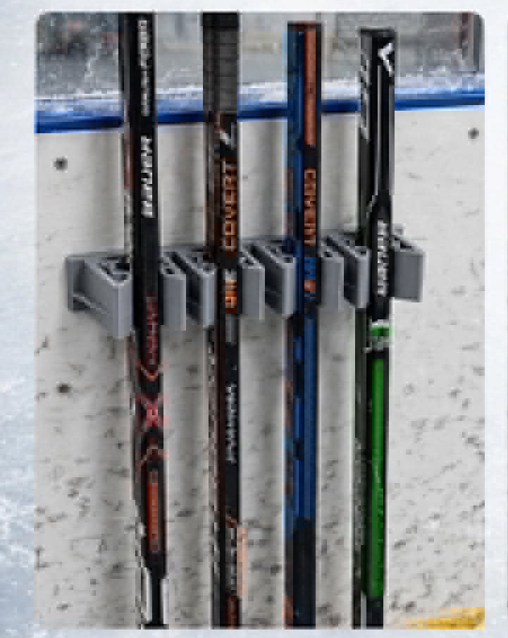 Supports pour bâtons de hockey